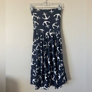 J. Crew | Anchor Print Skirt